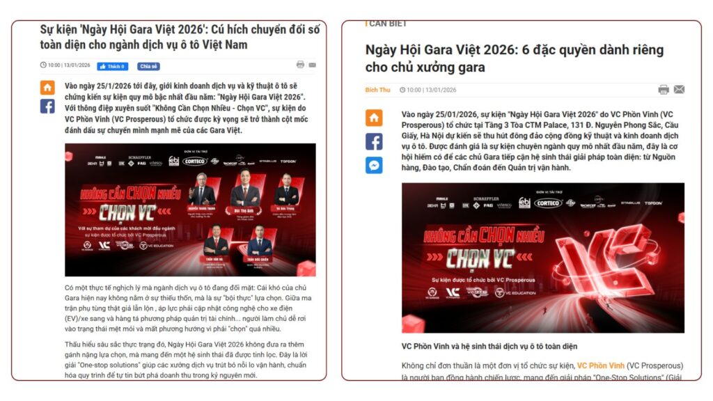 Các đơn vị báo chí truyền thông